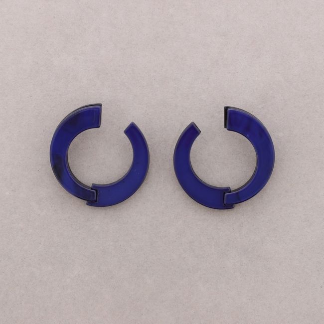 PENDIENTES PRESIÓN FORMA IRREGULAR RESINA