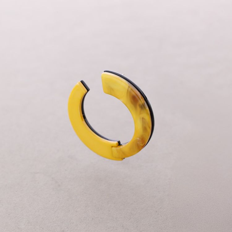 PENDIENTES PRESIÓN FORMA IRREGULAR RESINA