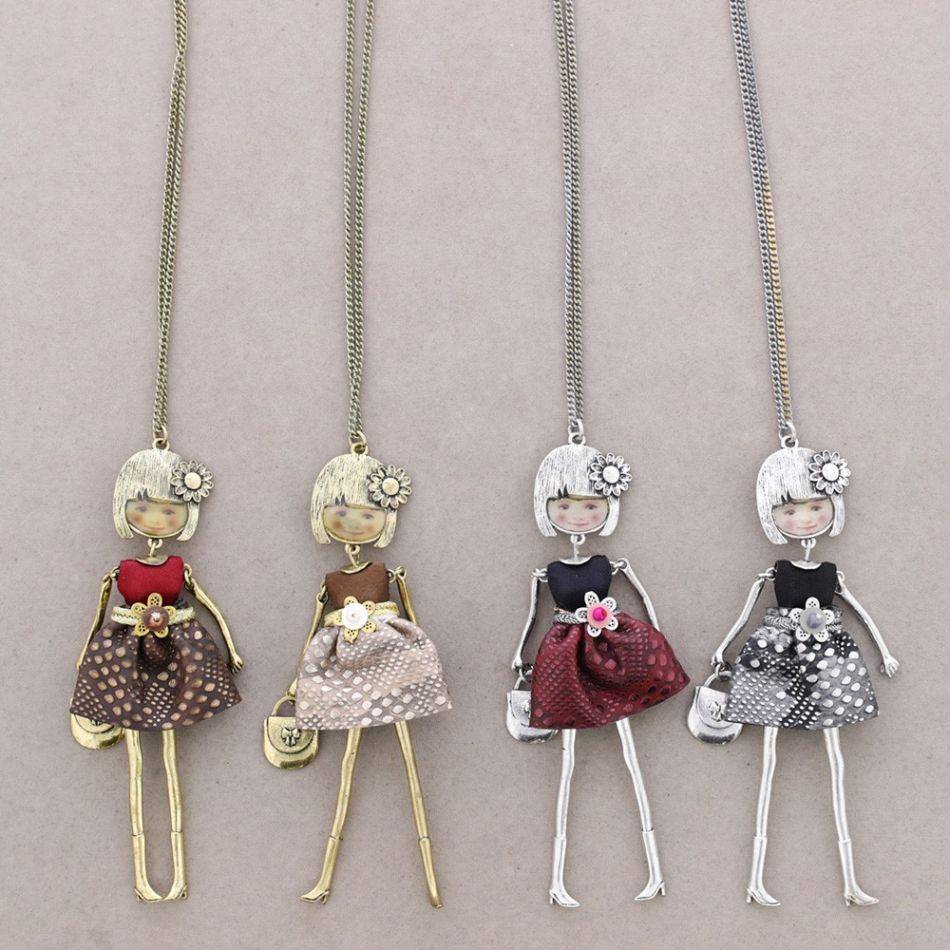 LONG PENDANT NECKLACE CARINE DOLL