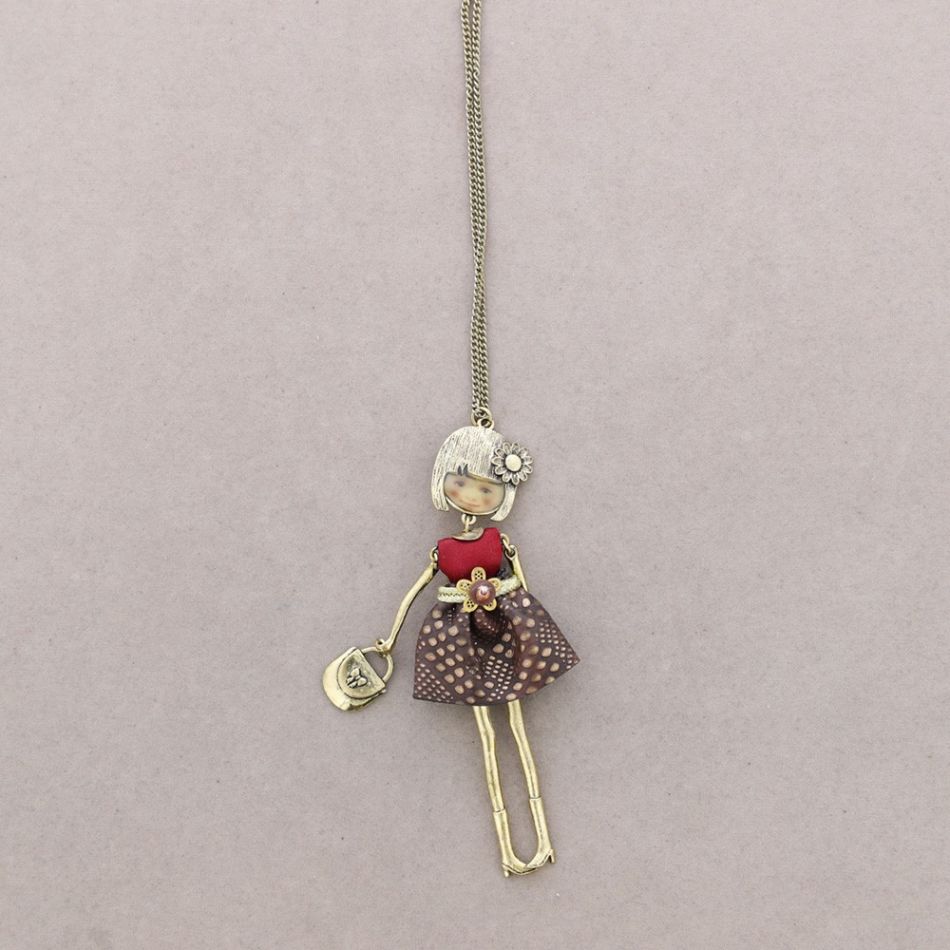 COLLAR LARGO COLG. MUÑECA CARINA