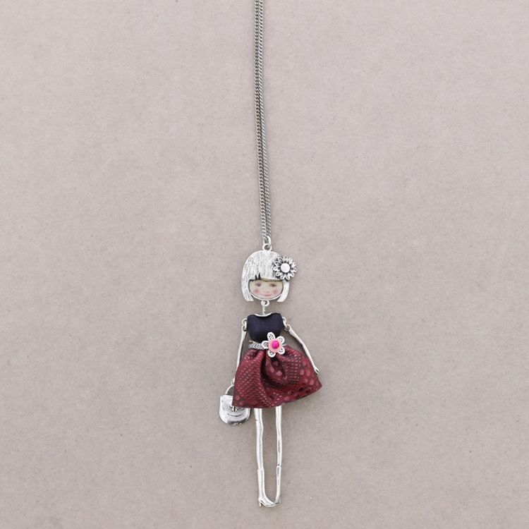 LONG PENDANT NECKLACE CARINE DOLL