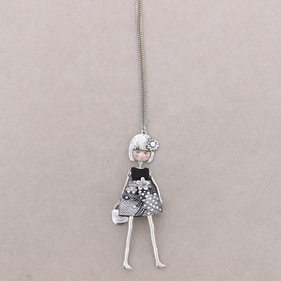 LONG PENDANT NECKLACE CARINE DOLL