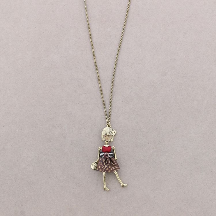 PENDANT SHORT NECKLACE CARINE DOLL 2