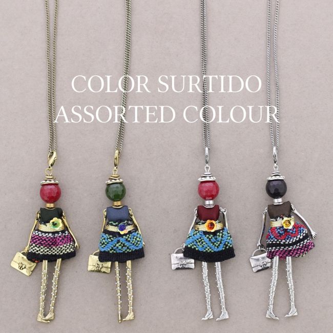 LONG PENDANT NECKLACE DOLL