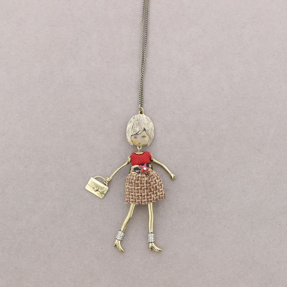 LONG PENDANT NECKLACE CARINE DOLL