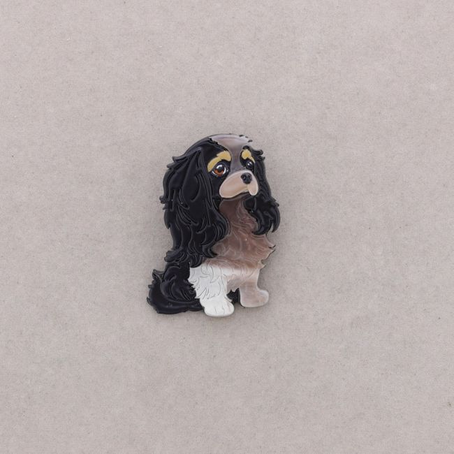 BROCHE PERRITO RESINA