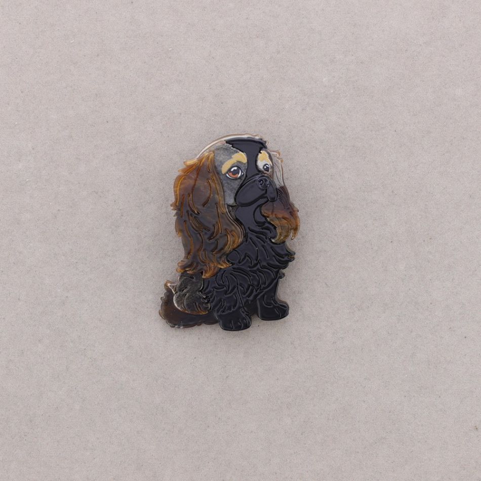 BROCHE PERRITO RESINA