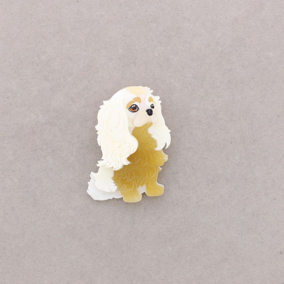 BROCHE PERRITO RESINA