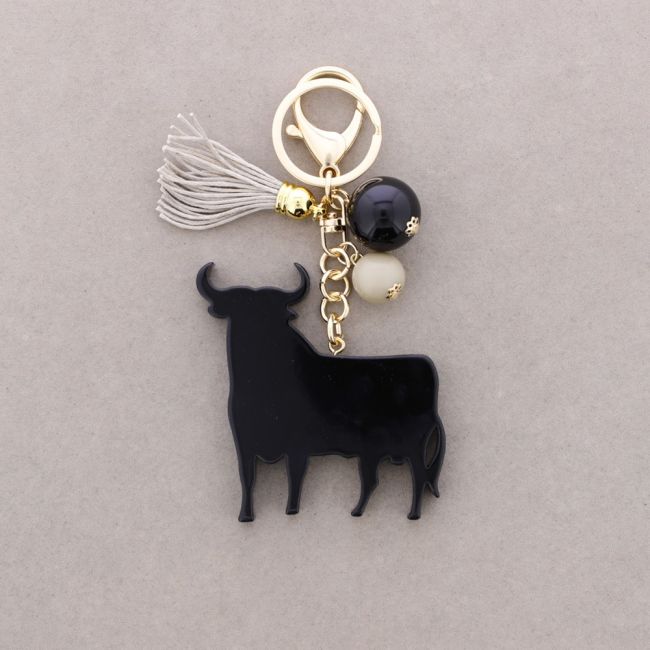 RESIN BULL KEYCHAIN