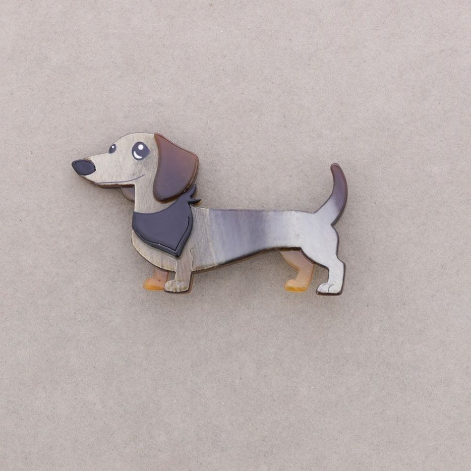 BROCHE PERRITO RESINA
