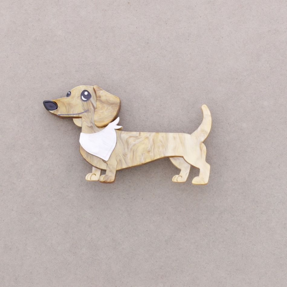 BROCHE PERRITO RESINA