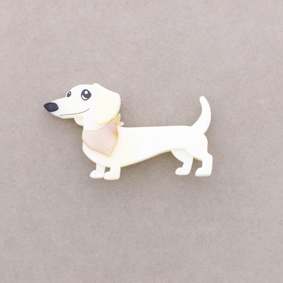 BROCHE PERRITO RESINA