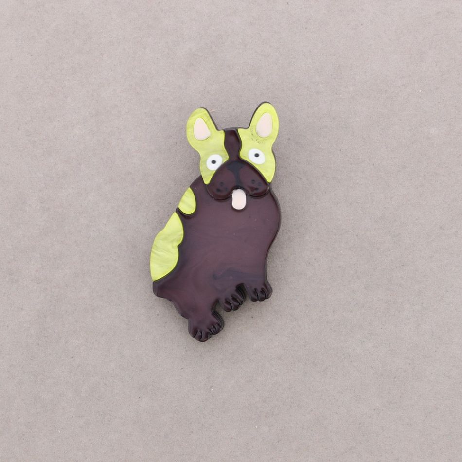 BROCHE PERRITO RESINA