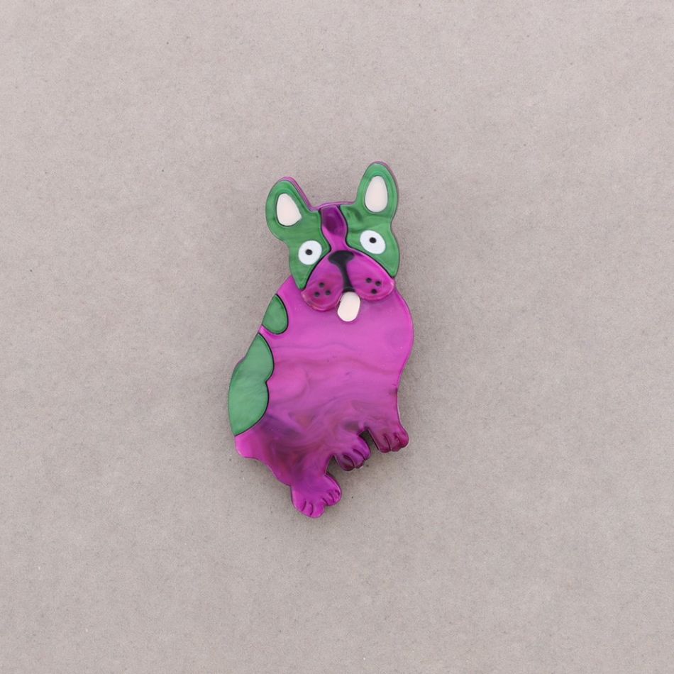 BROCHE PERRITO RESINA