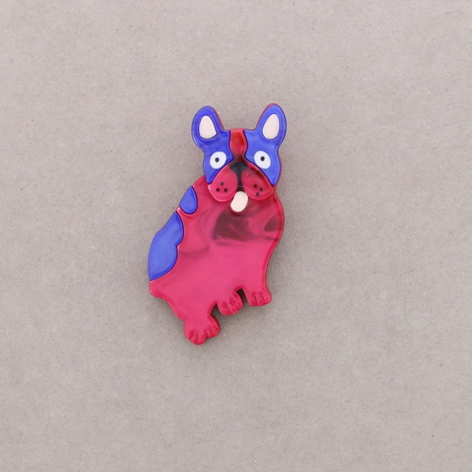 BROCHE PERRITO RESINA