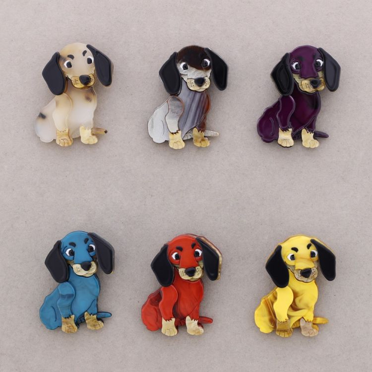 BROCHE PERRITO RESINA 2