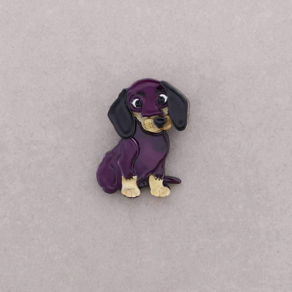 BROCHE PERRITO RESINA