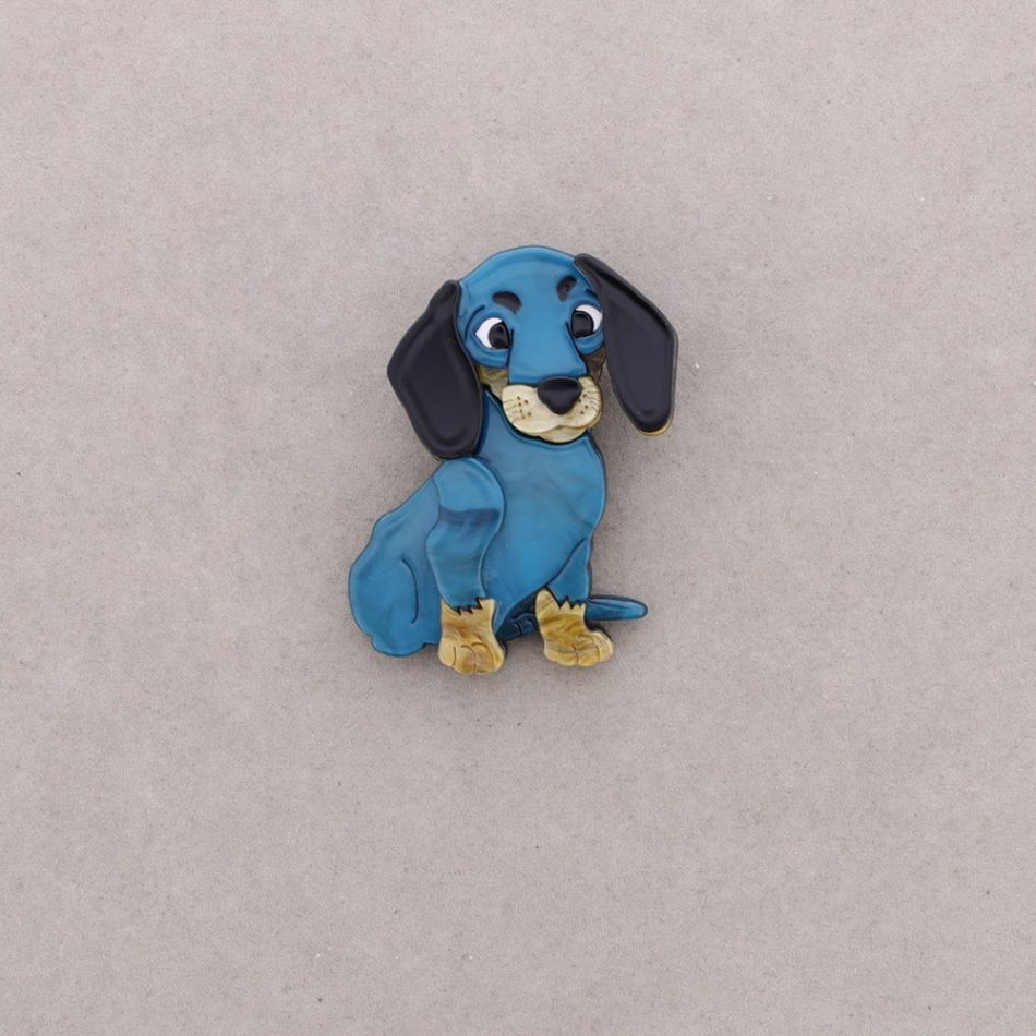 RESIN PUPPY BROOCH