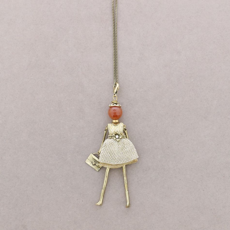 LONG PENDANT NECKLACE DOLL