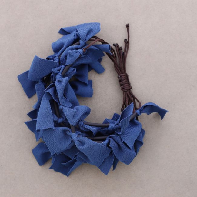 MACRAMÉ MULTI-STRAP FRINGE FABRIC BRACELET