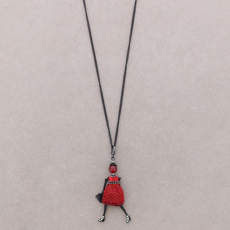 PENDANT DOLL SHORT NECKLACE