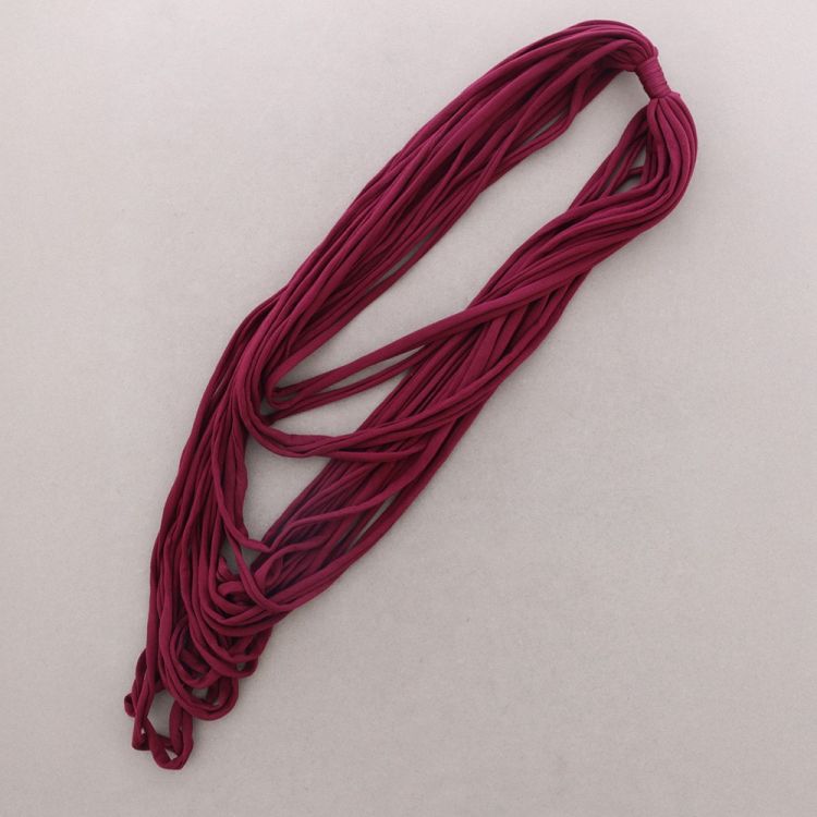 COLLAR LARGO MULTI TIRAS TELA 2