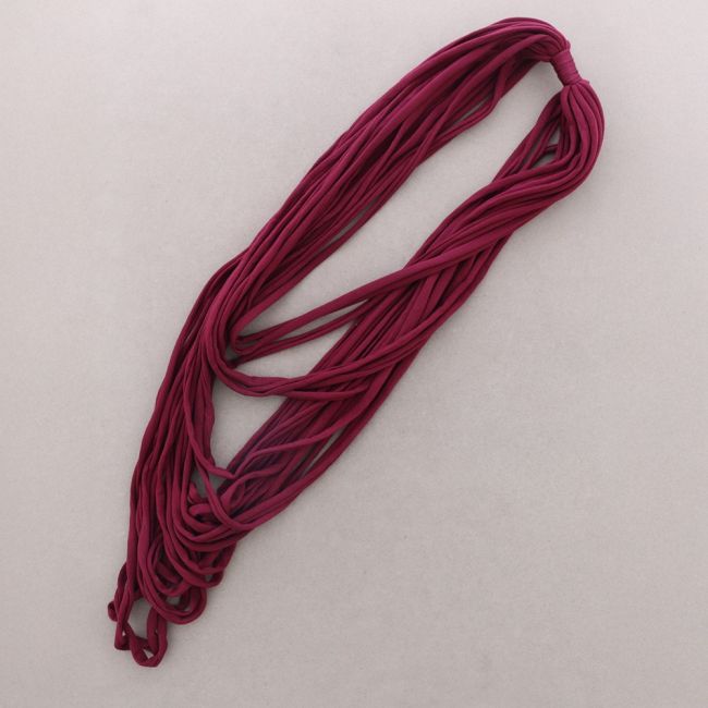 COLLAR LARGO MULTI TIRAS TELA