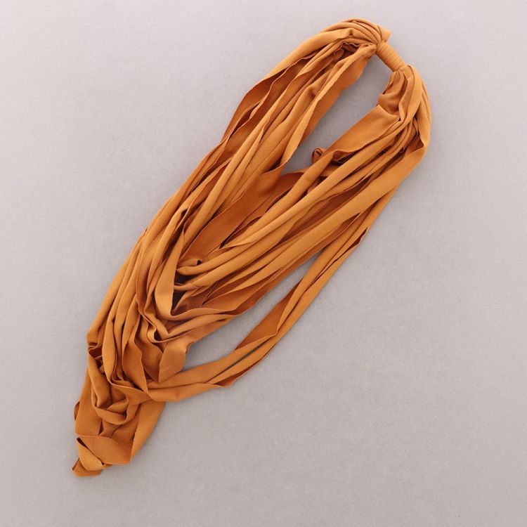 COLLAR LARGO MULTI TIRAS TELA