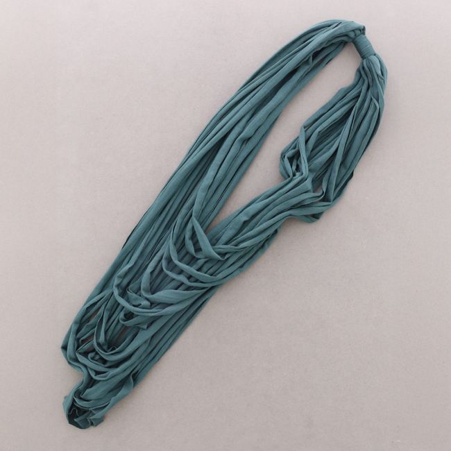 LONG MULTI-STRAP FABRIC NECKLACE