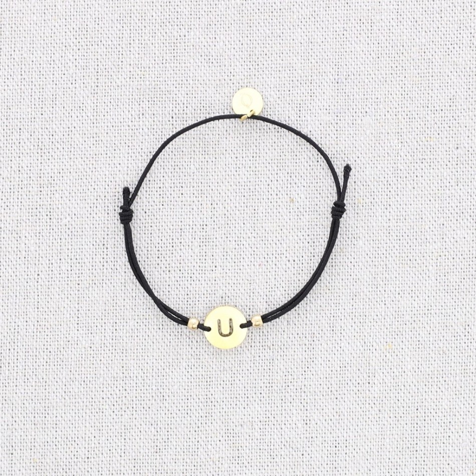 ELASTIC STEEL LETTER U BRACELET