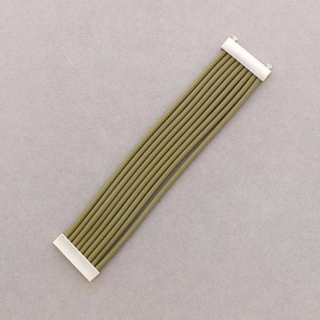 PULSERA MULTI TIRAS CAUCHO CIERRE IMÁN