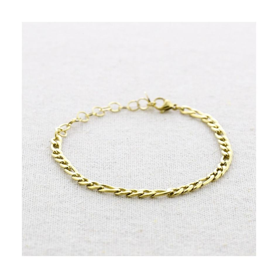 PULSERA ACERO ESLABONES