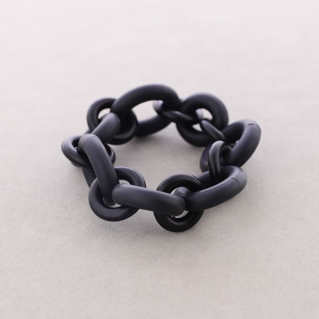 PULSERA ESLABONES CAUCHO