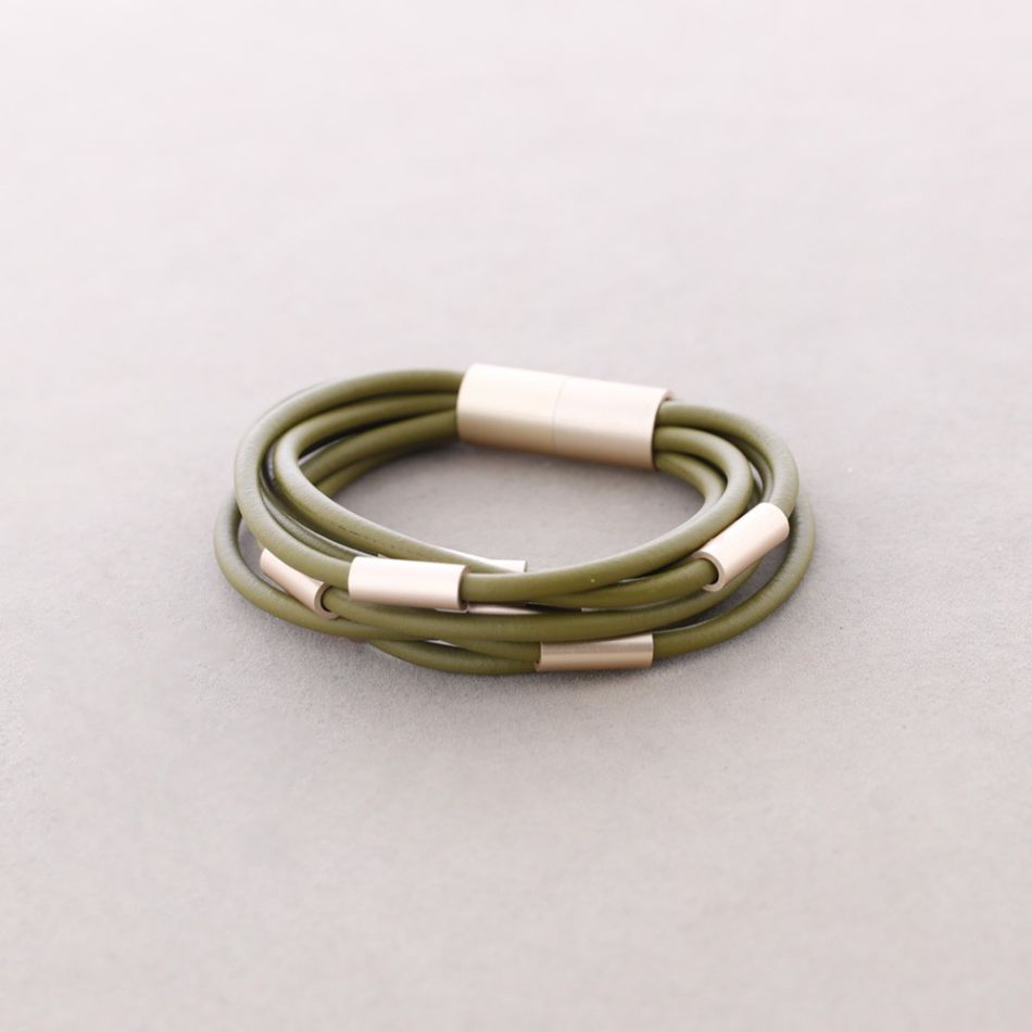 PULSERA MULTI TIRAS CAUCHO TUBITOS