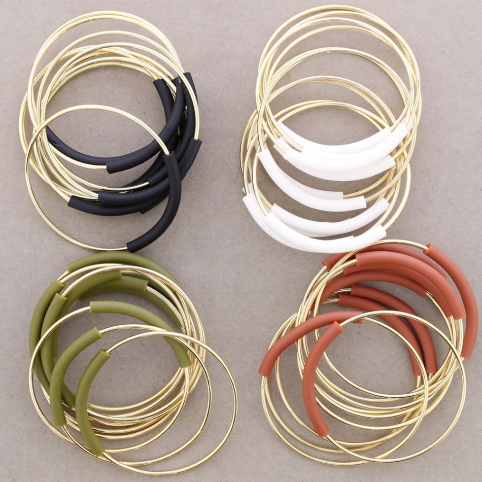 PULSERA MULTI ANILLA CAUCHO