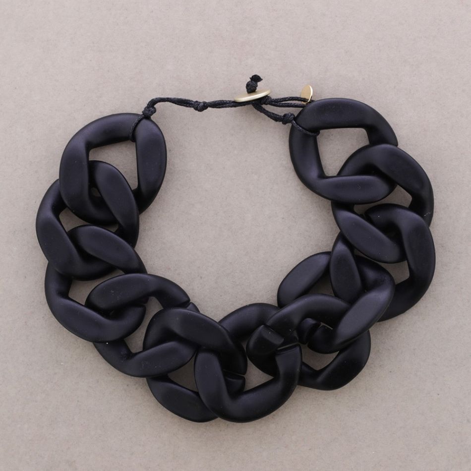 CHOKER WITH METAL AND RESIN LINK