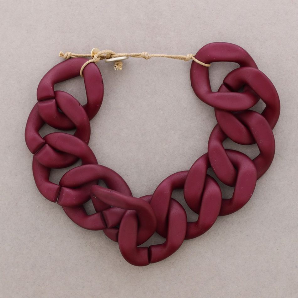 CHOKER WITH METAL AND RESIN LINK
