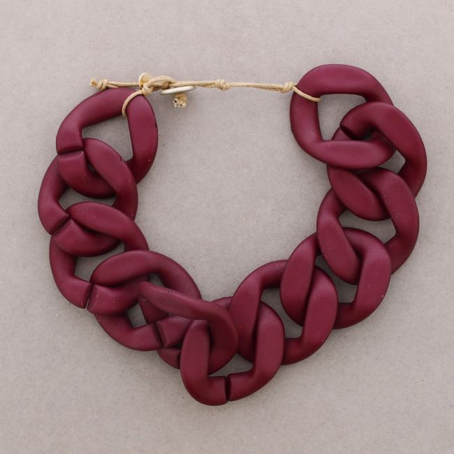 CHOKER WITH METAL AND RESIN LINK