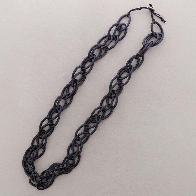 COLLAR LARGO ESLABONES RESINA