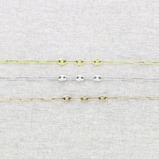 TRIPLE HAWSER STEEL SHORT NECKLACE