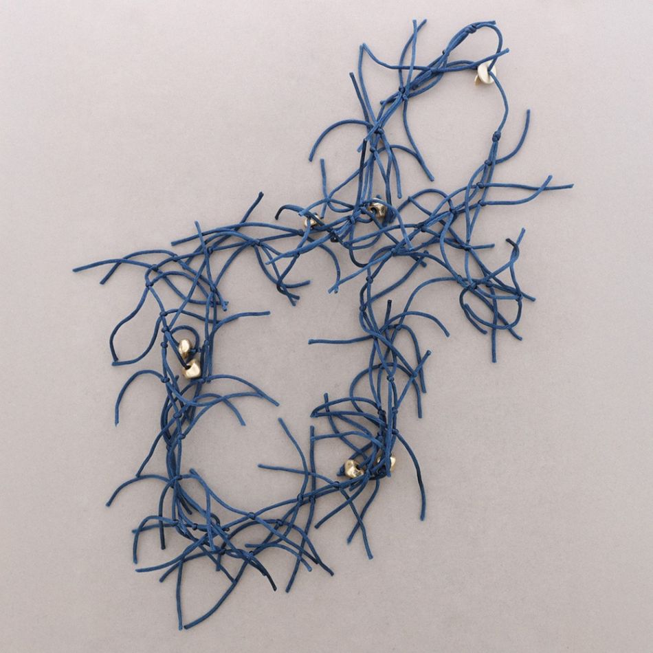 LONG MOUSE TAIL NECKLACE WITH FRINGES