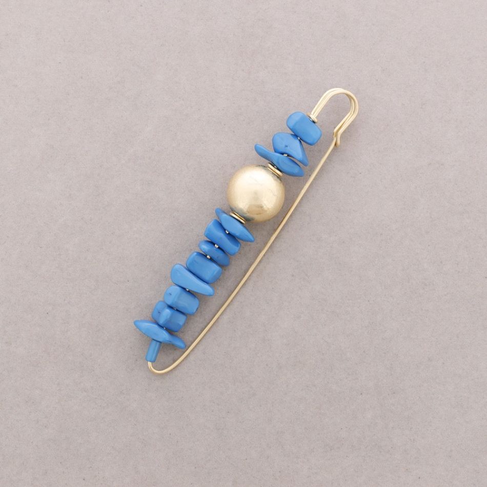 BROCHE ALFILER CUENTAS RESINA