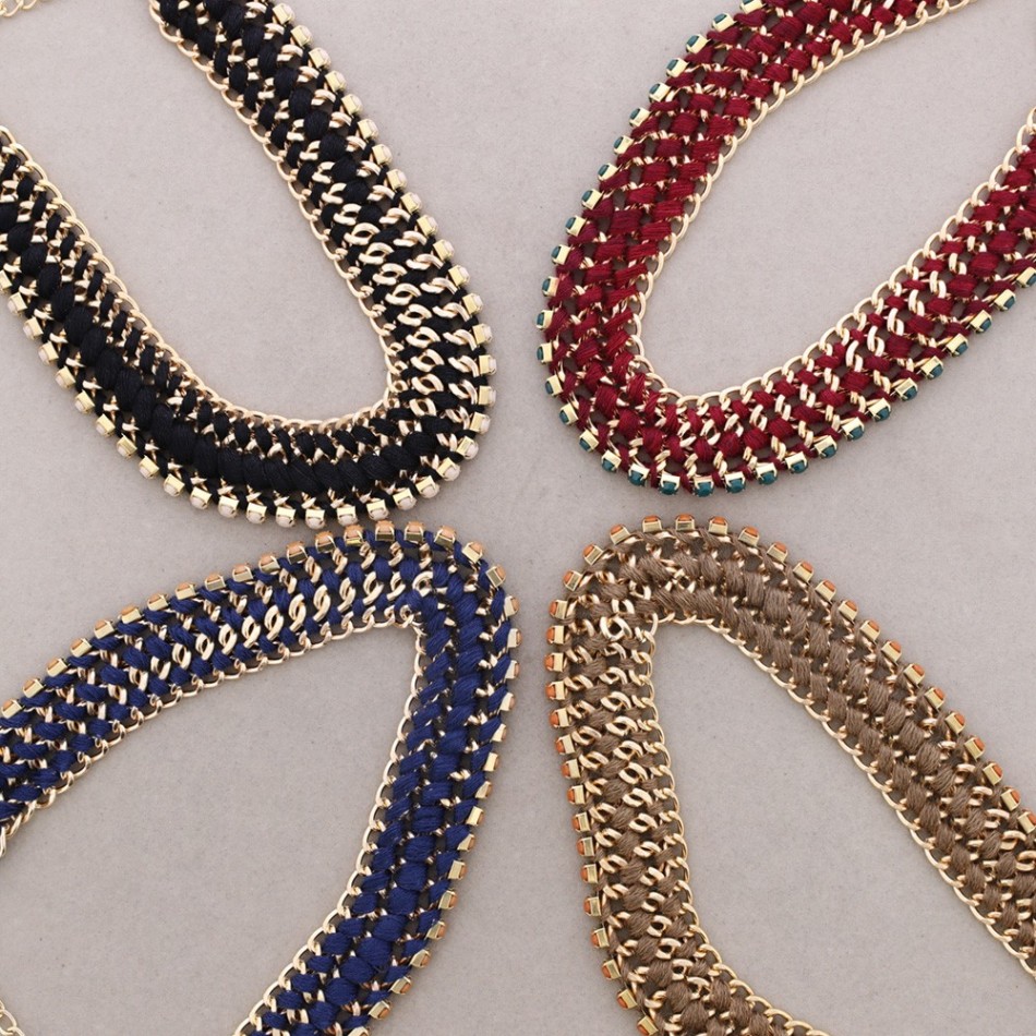 BRAIDED CHAIN CHOKER
