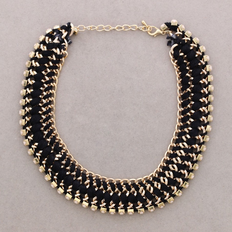 BRAIDED CHAIN CHOKER
