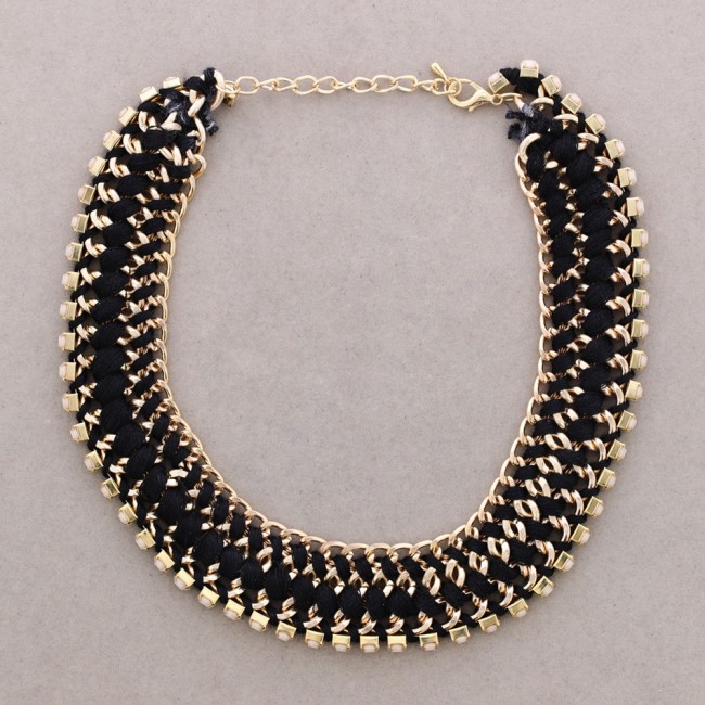 BRAIDED CHAIN CHOKER