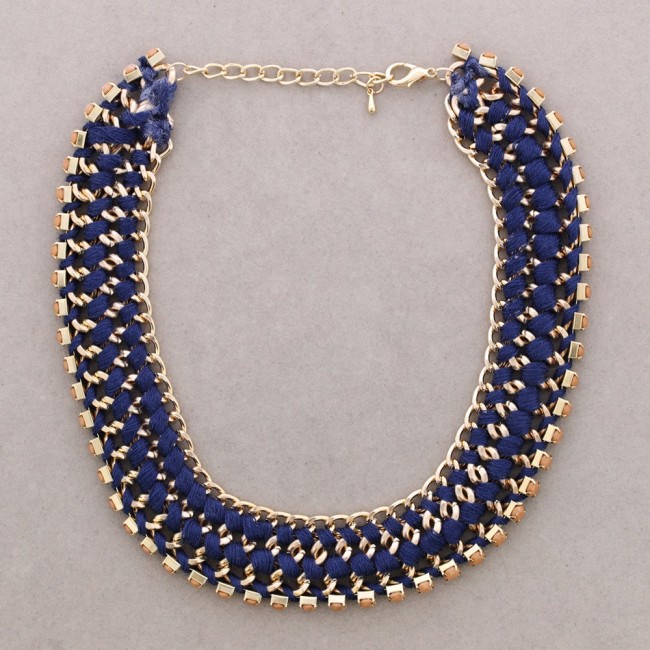 BRAIDED CHAIN CHOKER