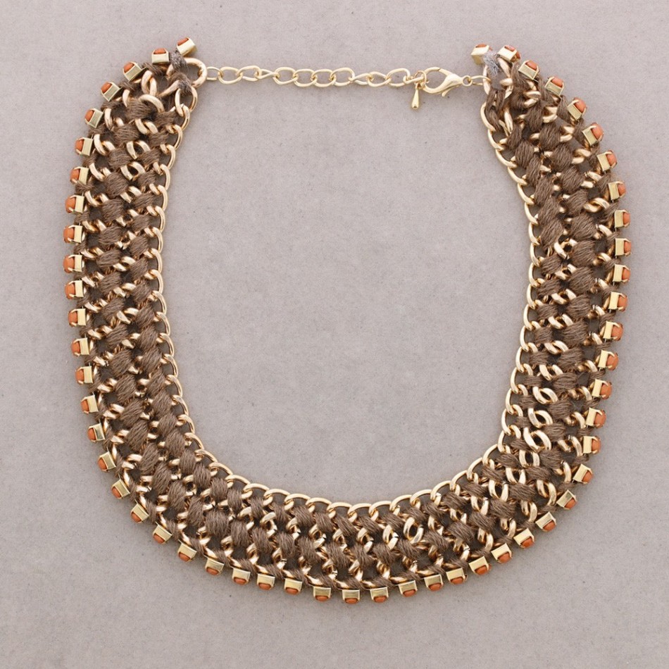 BRAIDED CHAIN CHOKER