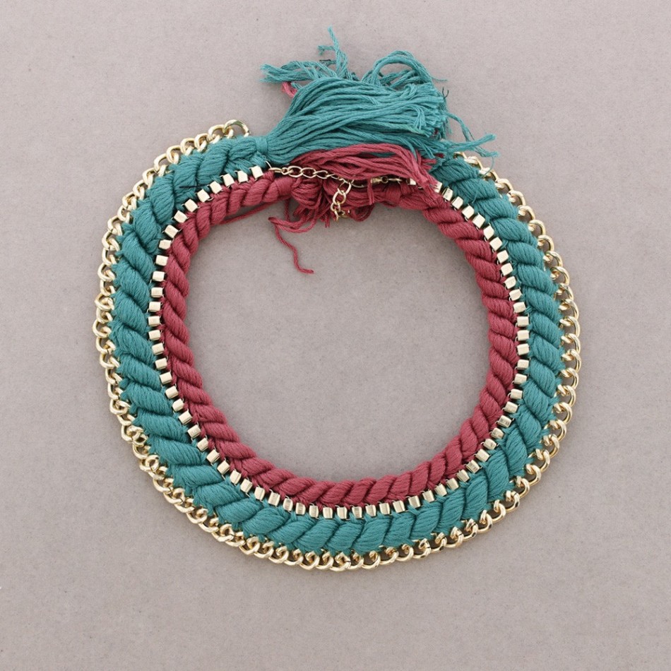 GARGANTILLA CADENAS TRENZADAS