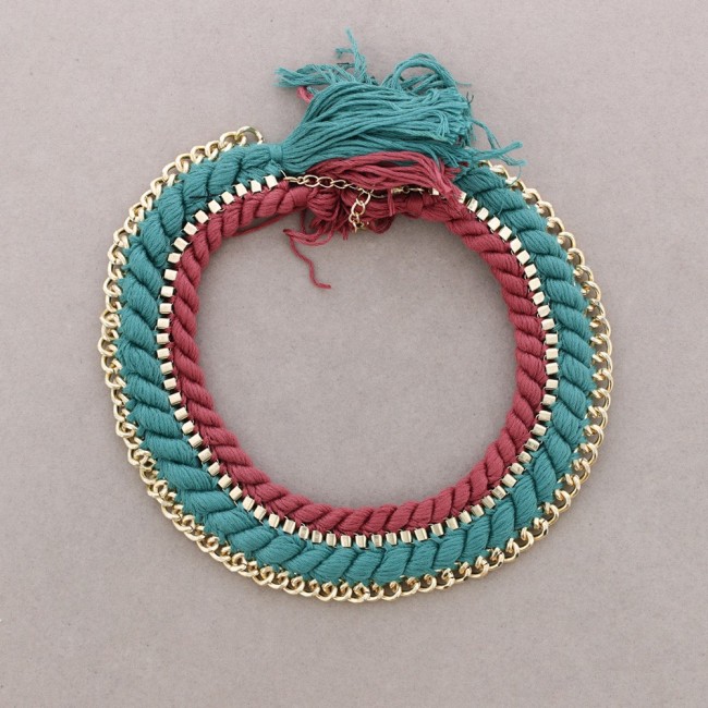 GARGANTILLA CADENAS TRENZADAS