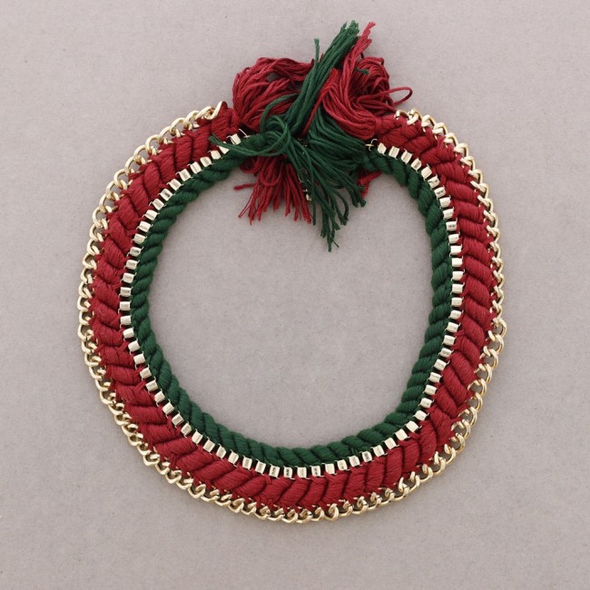 GARGANTILLA CADENAS TRENZADAS